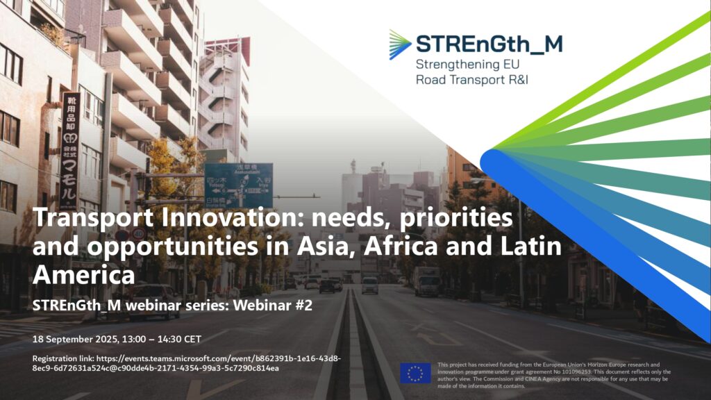 STREnGtH_M webinar #2: Transport Innovation