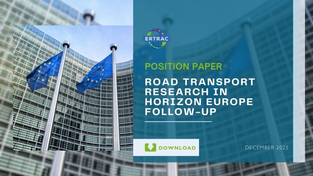 ERTRAC position paper on Road Transport Research in Horizon Europe follow-up