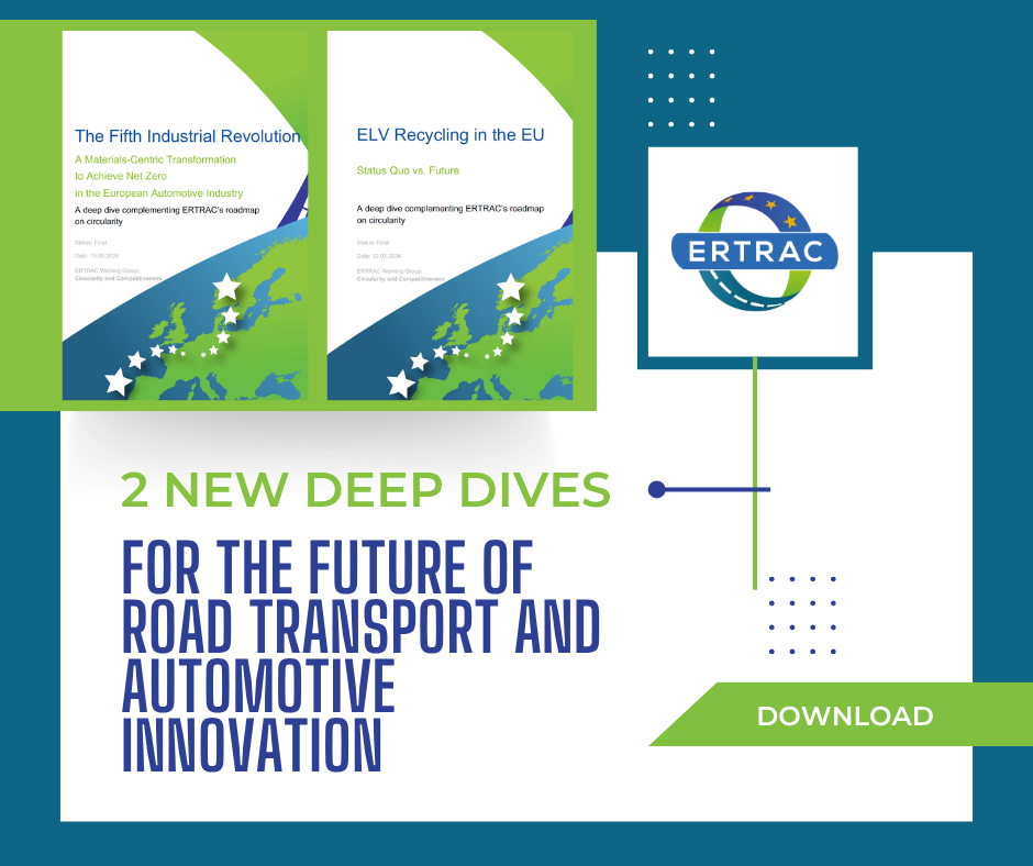 ERTRAC releases two new deep Dives on circularity and industrial transformation
